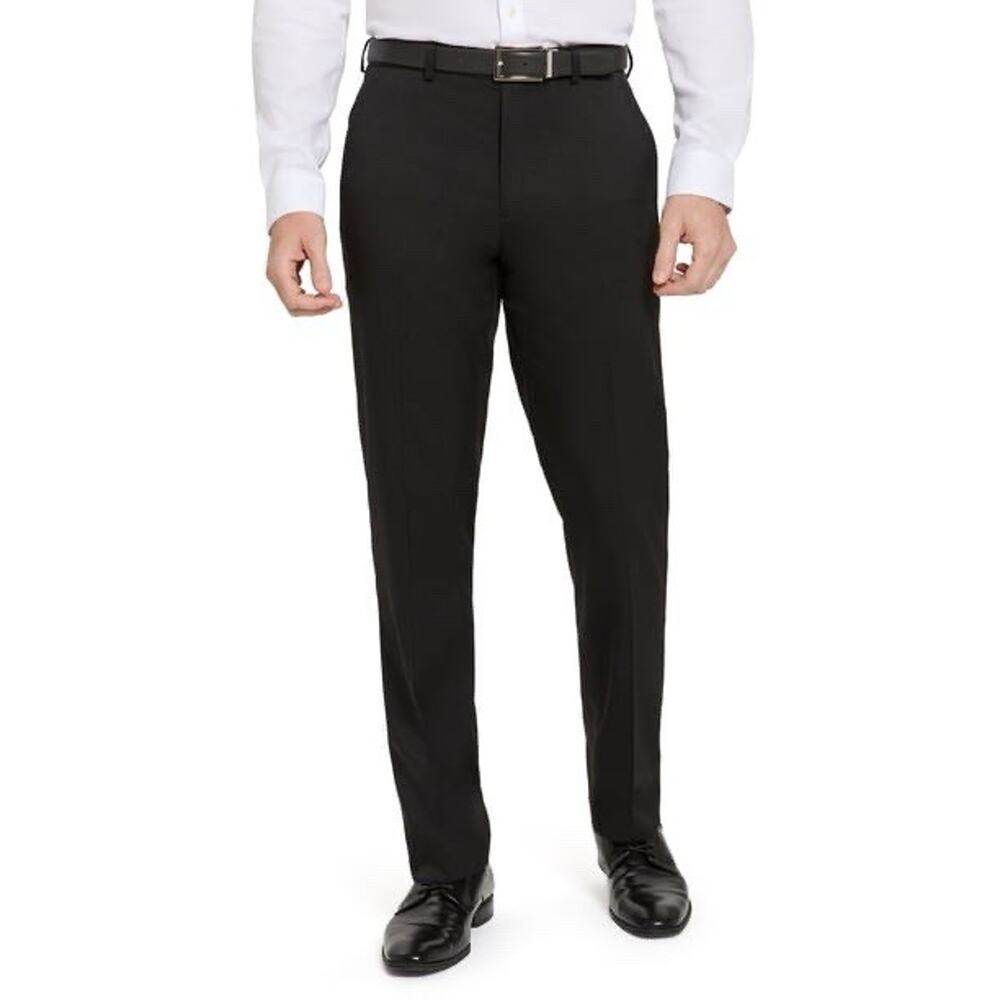 DKNY Performance Dress Pants Navy 34x32 Modern Fit Stretch NWT